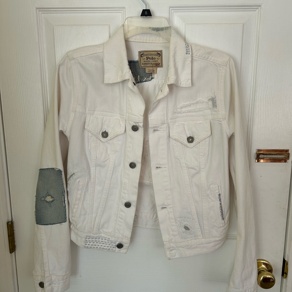 Polo by Ralph Lauren Women's White Denim Jacket
